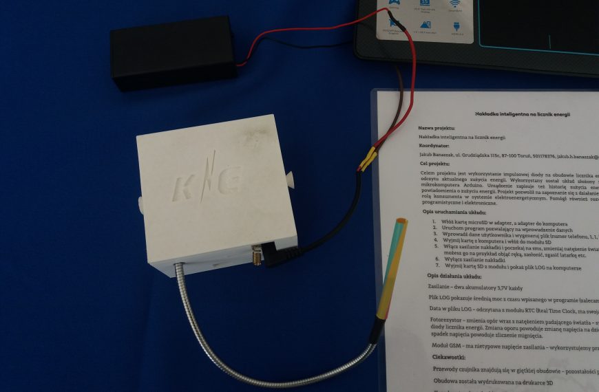 Inteligentna nakładka na licznik energii